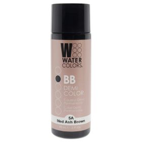 Watercolors BB Demi-Permanent Hair Color - 5A Medium Ash Brown by Tressa for Unisex - 2 oz Hair Color