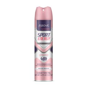 ABOVE Sport Energy - 48 Hours Antiperspirant Deodorant - Dry Spray for Women - Floral Fragrance - Protects Against Sweat and Body Odor - Delivers Inst