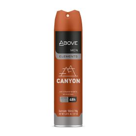 ABOVE Canyon - 48 Hours Antiperspirant Deodorant - Dry Spray for Men - Notes of Bergamot