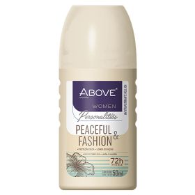 ABOVE Peaceful and Fashion - 72 Hour Personalities Antiperspirant Roll-On Deodorant for Women - Sensual Floral Fragrance - Protects Against Sweat and