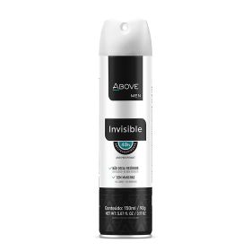 ABOVE Invisible - 48 Hours Antiperspirant Deodorant - Dry Spray for Men - Bamboo Fragrance - Protects Against Sweat and Body Odor - Cruelty and Alcoho