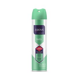 ABOVE Lady - 48 Hours Antiperspirant Deodorant - Dry Spray for Women - Notes of verbena