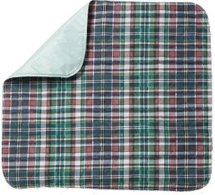 Pack of 12 Reusable Underpads 36 x 48. Washable and Reusable Incontinence Bed Underpads. Bold Colors and Plaid Pattern. Polyester; Rayon. Heavy Absorb