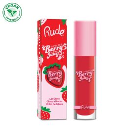 RUDE Berry Juicy Lip Gloss (Color: Coral Kiss)