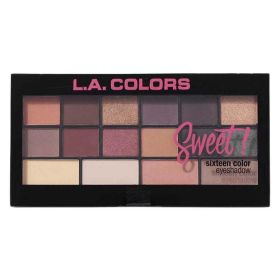 L.A. Colors Sweet! 16 Color Eyeshadow Palette (Color: Seductive)