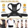 Unisex Back Posture Corrector Lumbar Upper Back Clavicle Shoulder Brace Belt