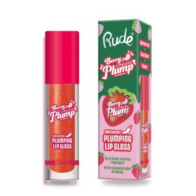 RUDE Berry Juicy Plumping Lip Gloss (Color: Cherry Bomb)