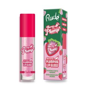 RUDE Berry Juicy Plumping Lip Gloss (Color: Pink Sugar)