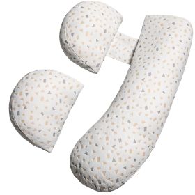 Pregnancy Pillows Adjustable Support Maternity Pillow Soft Side Sleeper Pregnancy Pillows Wedge Pillow with Detachable Pillow Cover (Color: Grey)