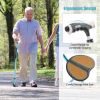 Lightweight Adjustable Folding Cane Seat with Light