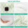 Pregnancy Pillows Adjustable Support Maternity Pillow Soft Side Sleeper Pregnancy Pillows Wedge Pillow with Detachable Pillow Cover